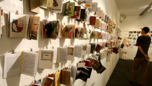 Click the image for a view of: A wall of books